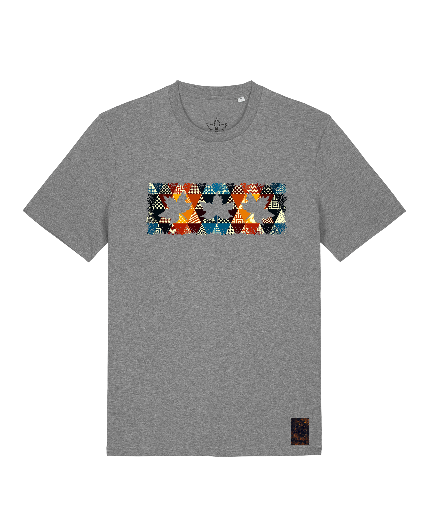 bio-unisex-medium fit-tshirt-t(h)ree leafes drift 6-sttu169-opossum-front