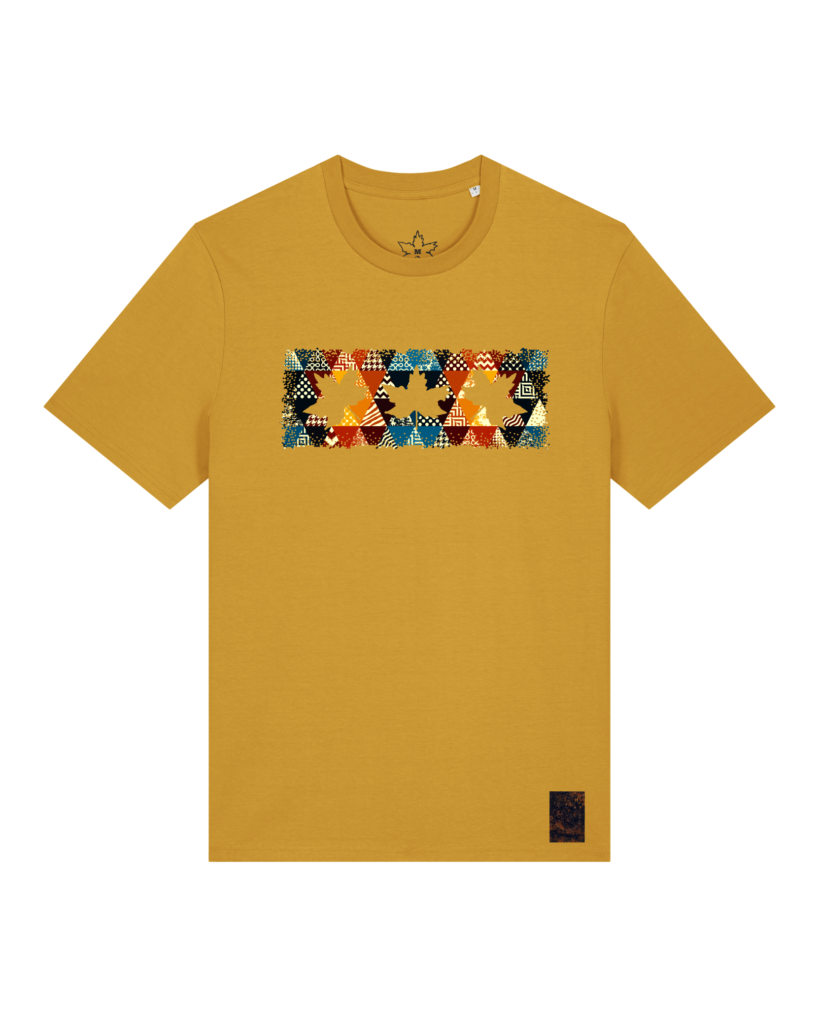 bio-unisex-medium fit-tshirt-t(h)ree leafes drift 6-sttu169-senf-front