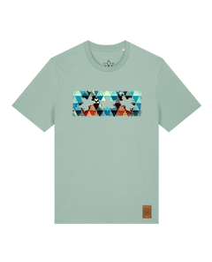 bio-unisex-medium fit-tshirt-t(h)ree leafes drift 7-sttu169-eukalyptus-front