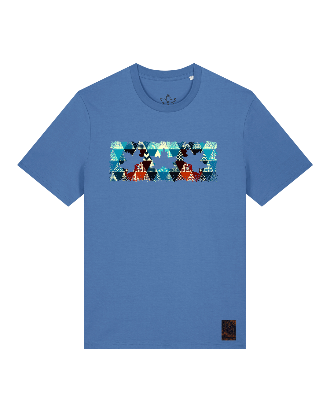 bio-unisex-medium fit-tshirt-t(h)ree leafes drift 7-sttu169-hortensie-front