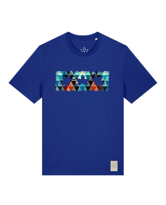 bio-unisex-medium fit-tshirt-t(h)ree leafes drift 7-sttu169-kornblume-front
