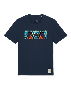bio-unisex-medium fit-tshirt-t(h)ree leafes drift 7-sttu169-marine-front