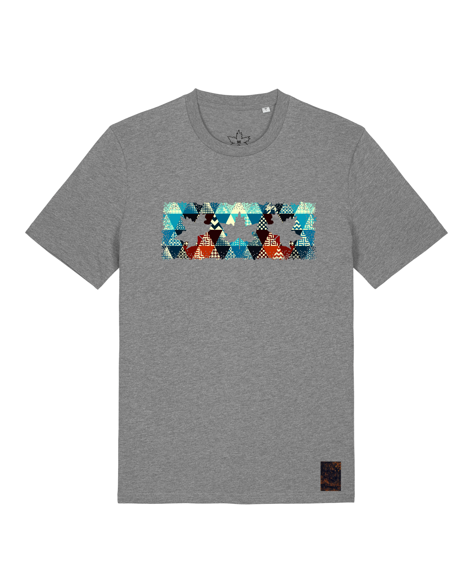 bio-unisex-medium fit-tshirt-t(h)ree leafes drift 7-sttu169-opossum-front