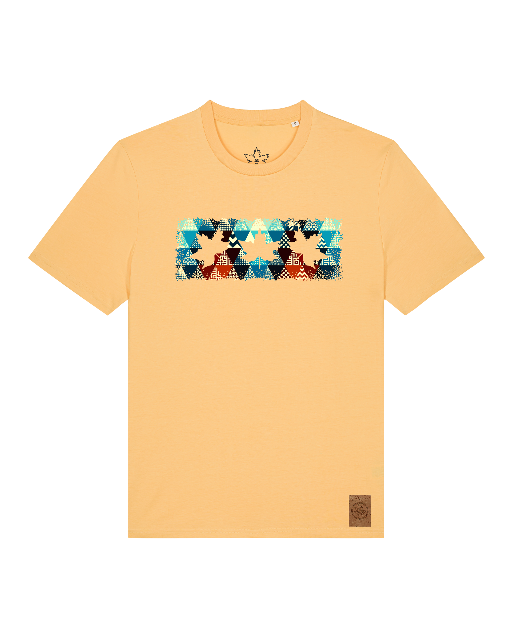 bio-unisex-medium fit-tshirt-t(h)ree leafes drift 7-sttu169-senfkorn-front