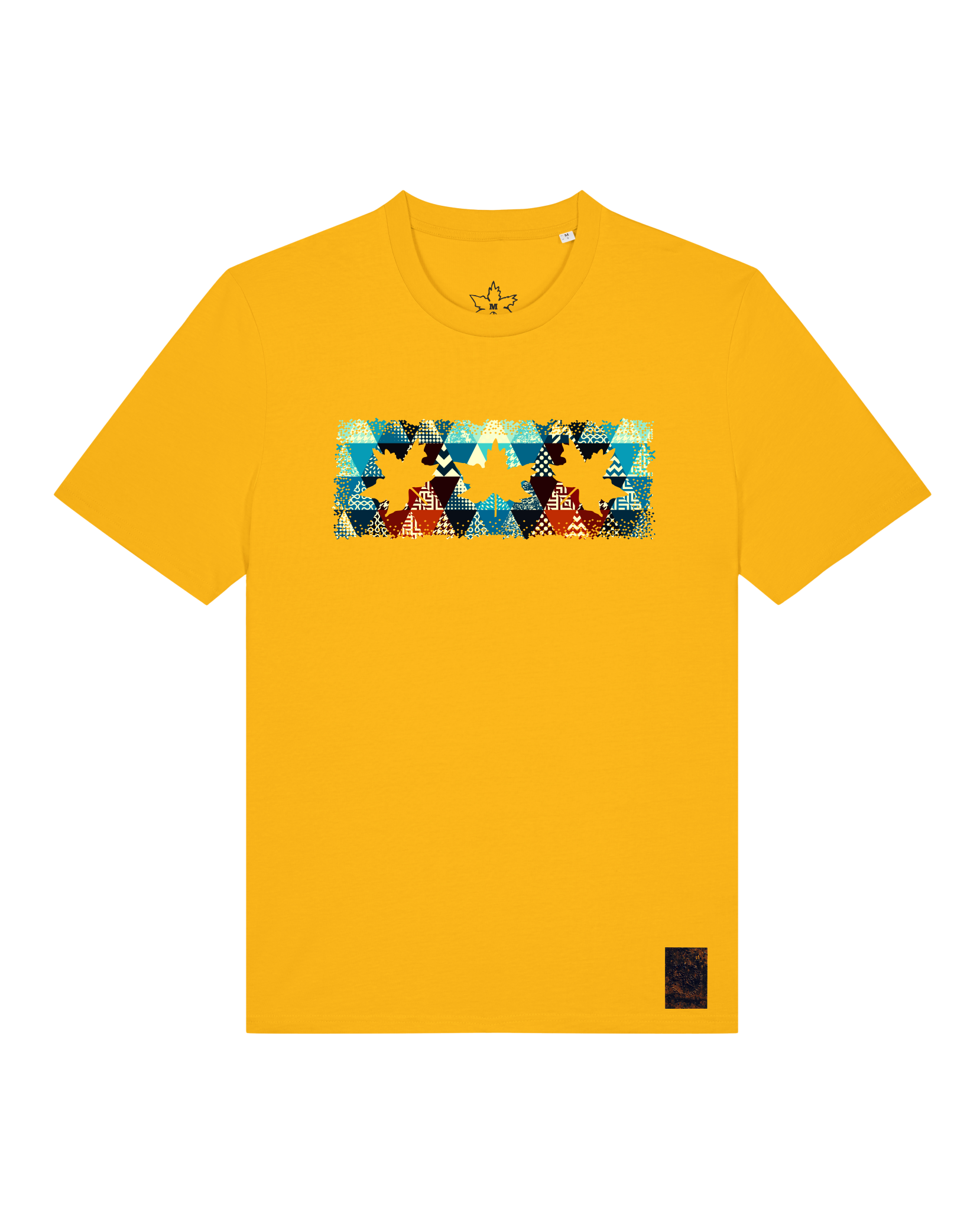 bio-unisex-medium fit-tshirt-t(h)ree leafes drift 7-sttu169-sonnenblume-front