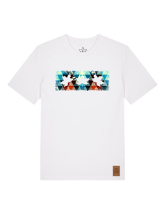 bio-unisex-medium fit-tshirt-t(h)ree leafes drift 7-sttu169-weiß-front