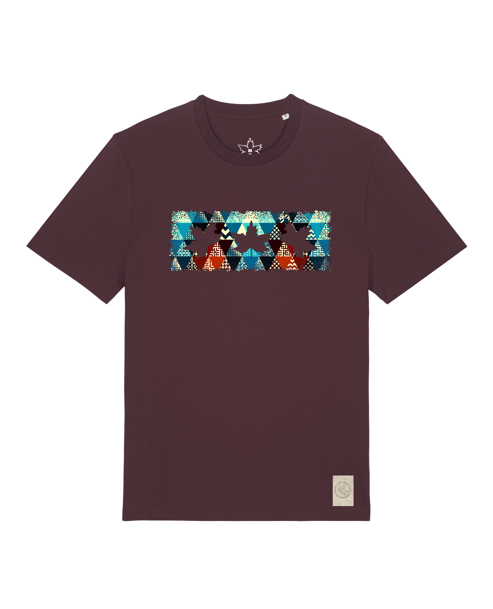 bio-unisex-medium fit-tshirt-t(h)ree leafes drift 7-sttu169-zartbitter-front