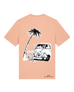 Bio Unisex Medium Fit T-Shirt Travel Free (Backprint)