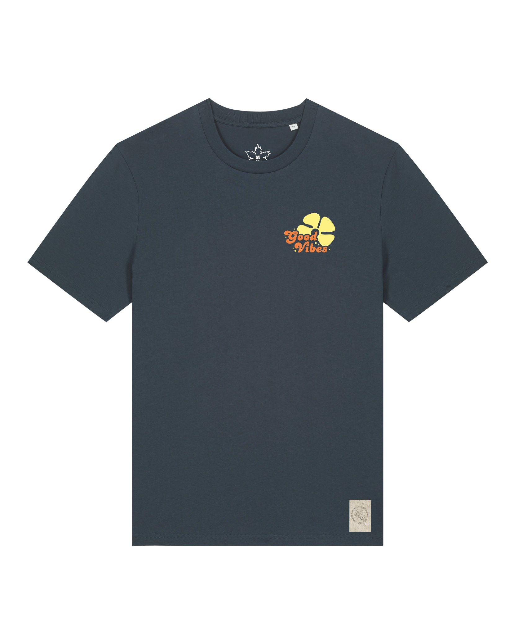 bio-unisex-medium fit-tshirt-travel free (backprint)-sttu169-blaubeernacht-front