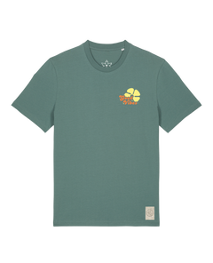 bio-unisex-medium fit-tshirt-travel free (backprint)-sttu169-blautanne-front