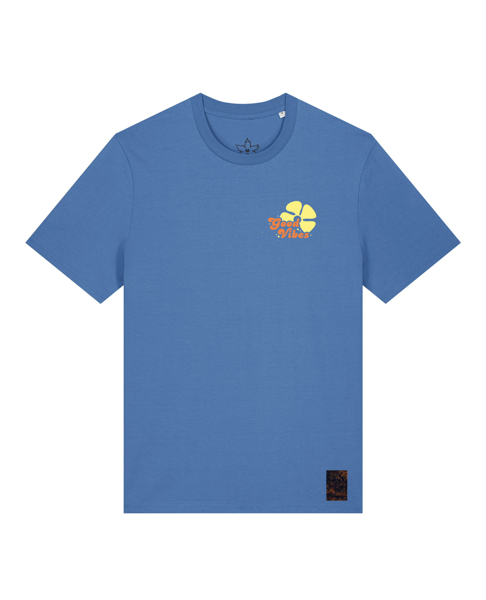 bio-unisex-medium fit-tshirt-travel free (backprint)-sttu169-hortensie-front