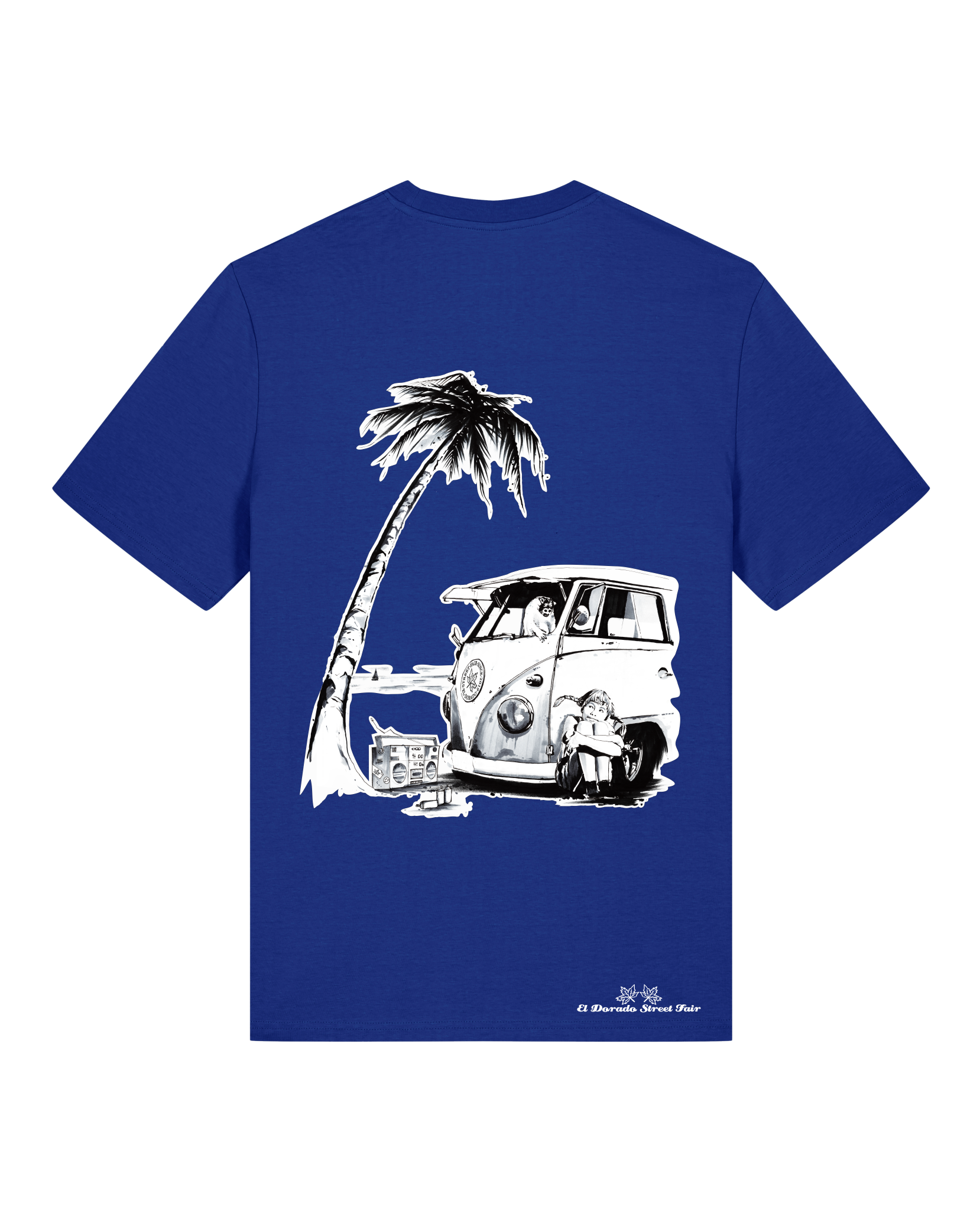 Bio Unisex Medium Fit T-Shirt Travel Free (Backprint)