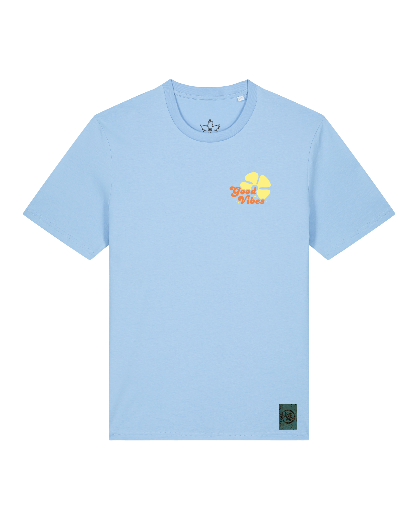 bio-unisex-medium fit-tshirt-travel free (backprint)-sttu169-lagune-front