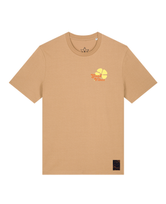 bio-unisex-medium fit-tshirt-travel free (backprint)-sttu169-meersand-front