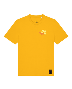 bio-unisex-medium fit-tshirt-travel free (backprint)-sttu169-sonnenblume-front