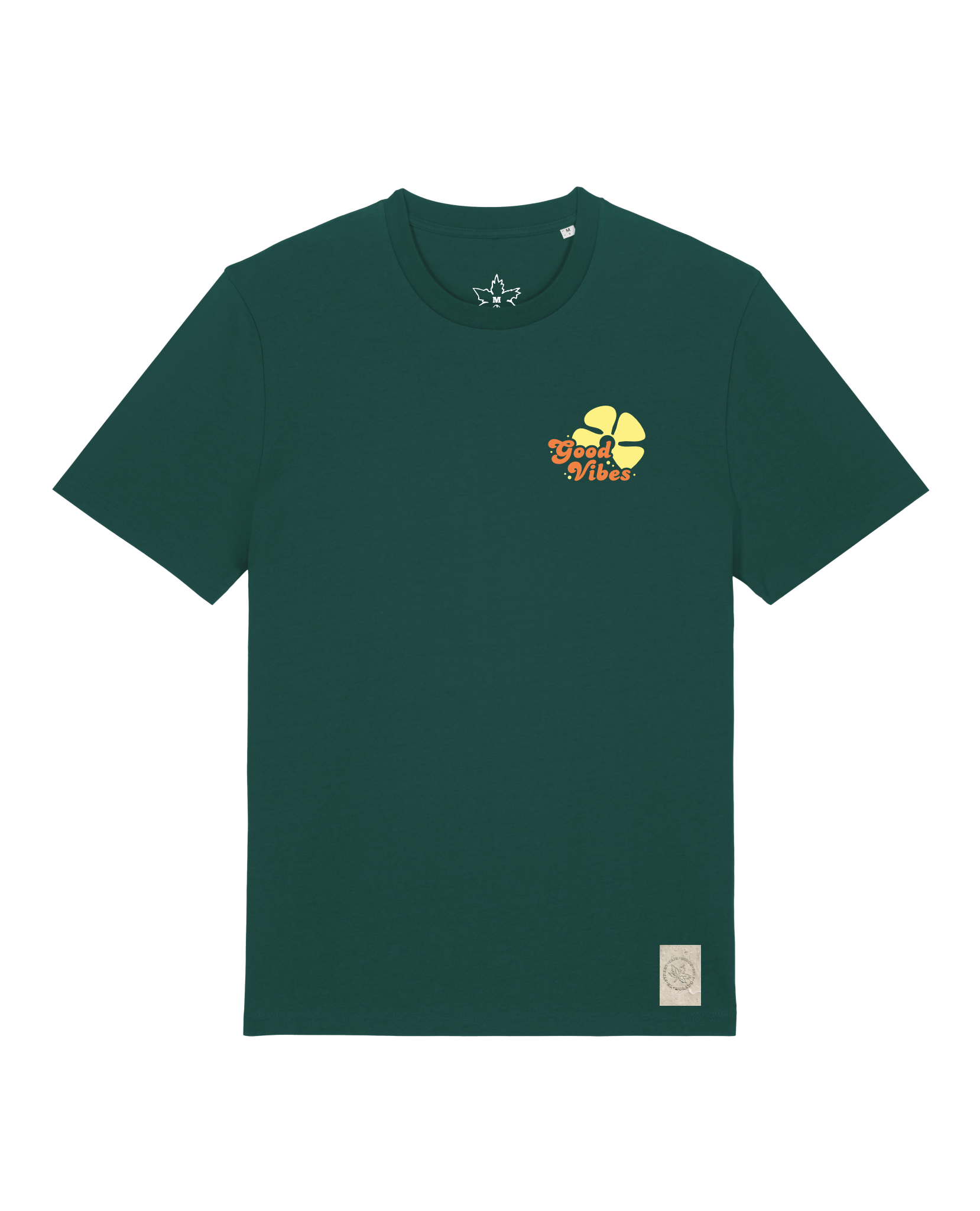 bio-unisex-medium fit-tshirt-travel free (backprint)-sttu169-spirulina-front