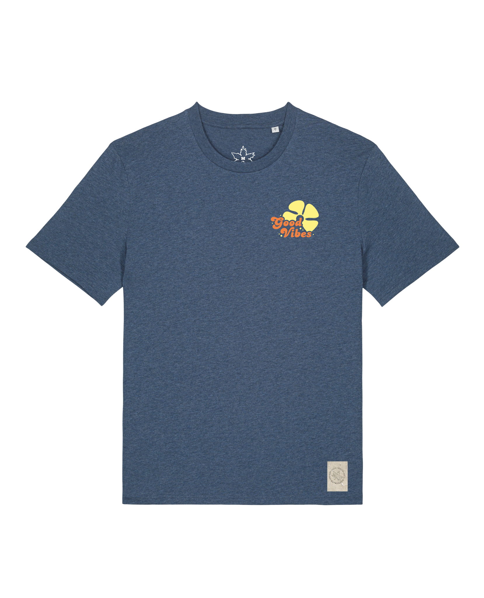 bio-unisex-medium fit-tshirt-travel free (backprint)-sttu169-walblau-front