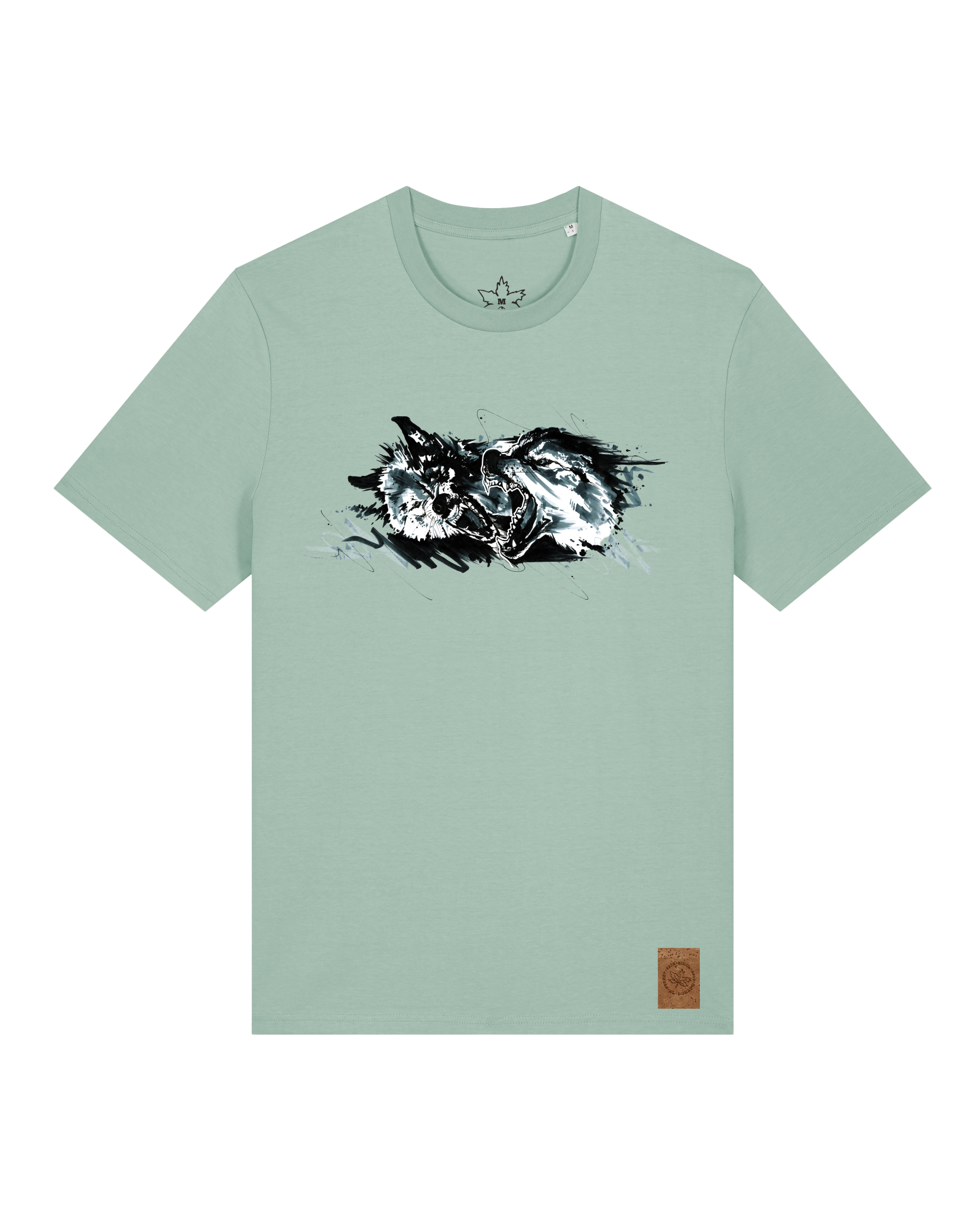 bio-unisex-medium fit-tshirt-turf master-sttu169-eukalyptus-front