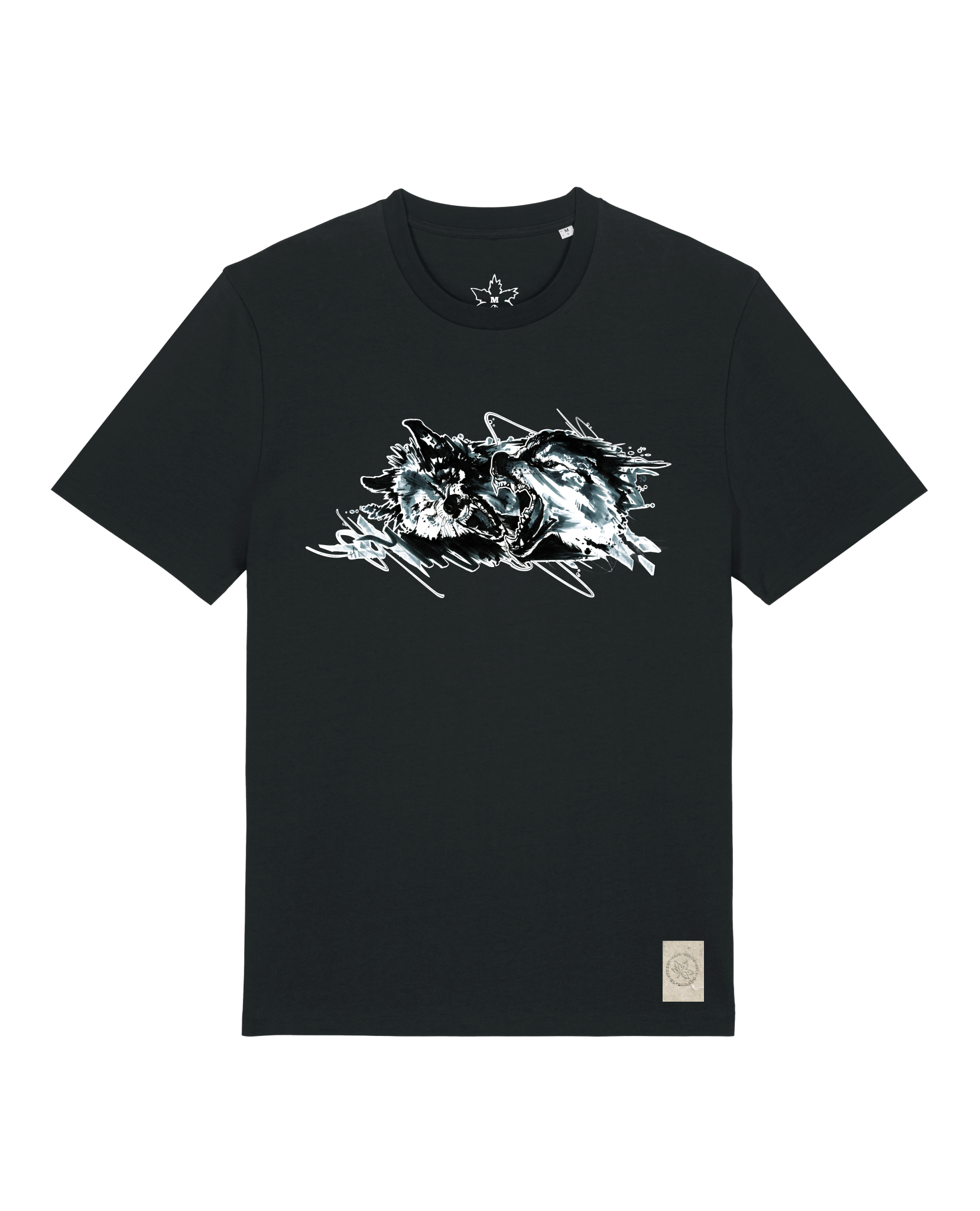 bio-unisex-medium fit-tshirt-turf master-sttu169-schwarz-front