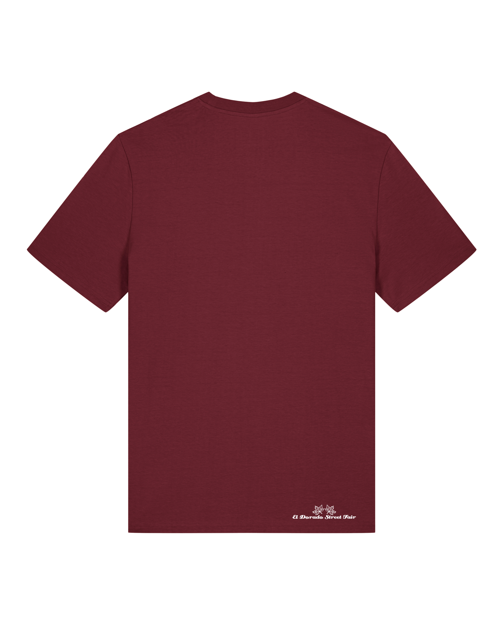bio-unisex-medium fit-tshirt-under oracle-sttu169-burgunder rot-back
