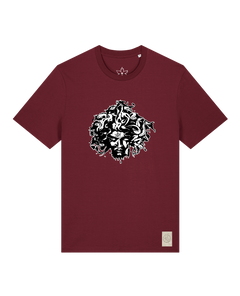 bio-unisex-medium fit-tshirt-under oracle-sttu169-burgunder rot-front