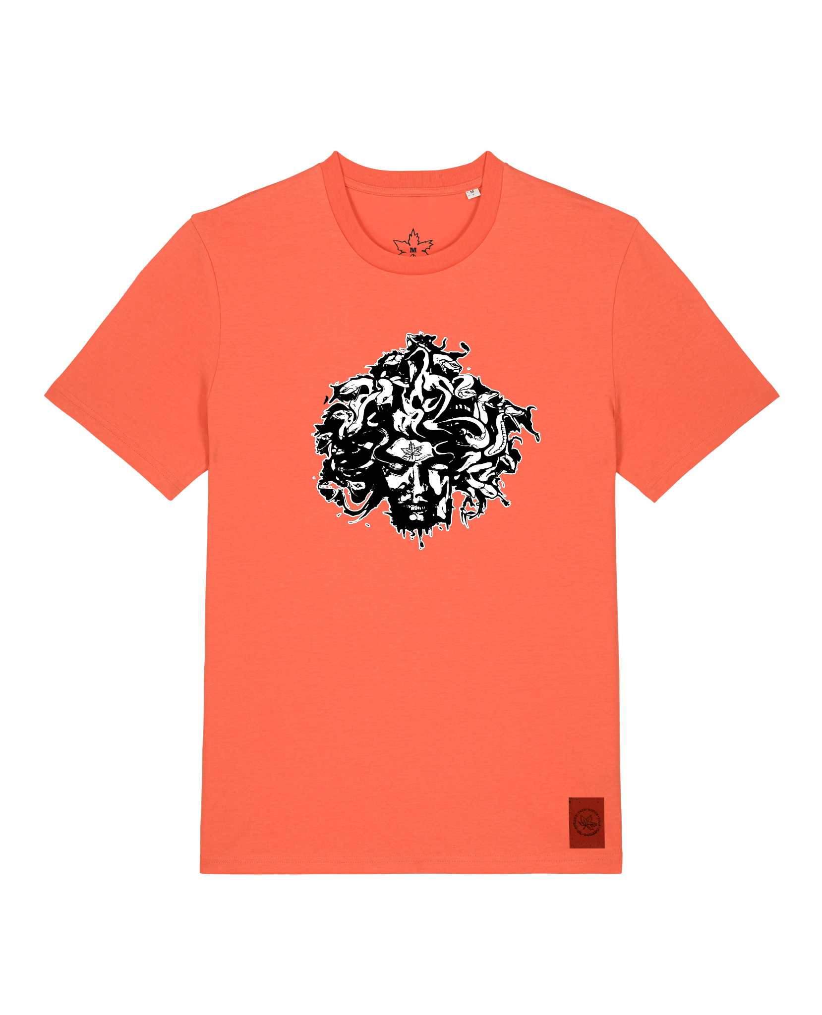 bio-unisex-medium fit-tshirt-under oracle-sttu169-mandarine-front