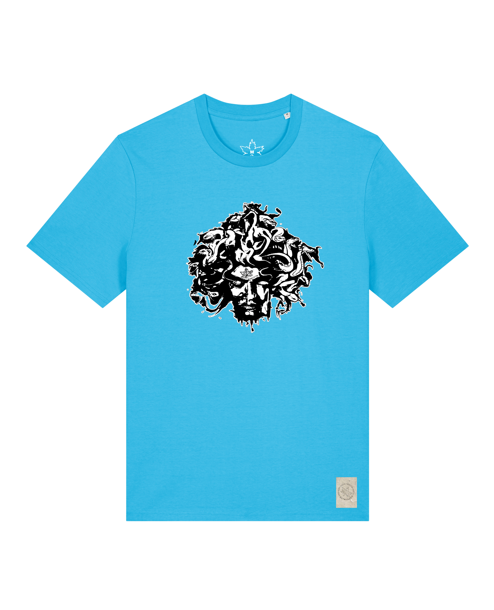 bio-unisex-medium fit-tshirt-under oracle-sttu169-wasserblau-front