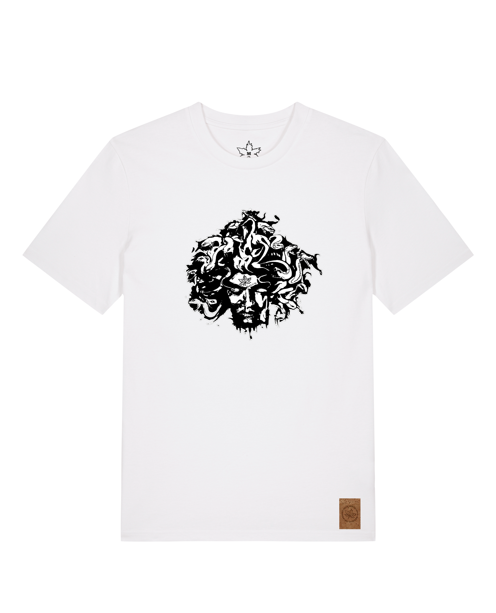 bio-unisex-medium fit-tshirt-under oracle-sttu169-weiß-front