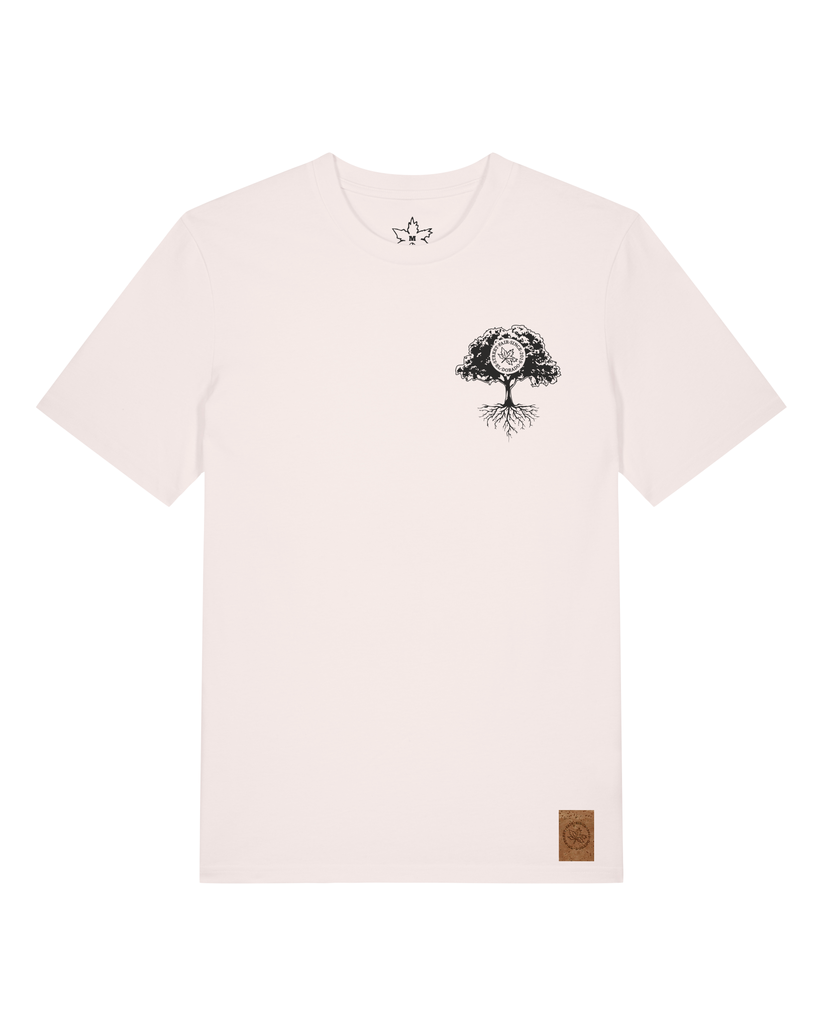 bio-unisex-medium fit-tshirt-verstecken (backprint)-sttu169-baumwollblute-front