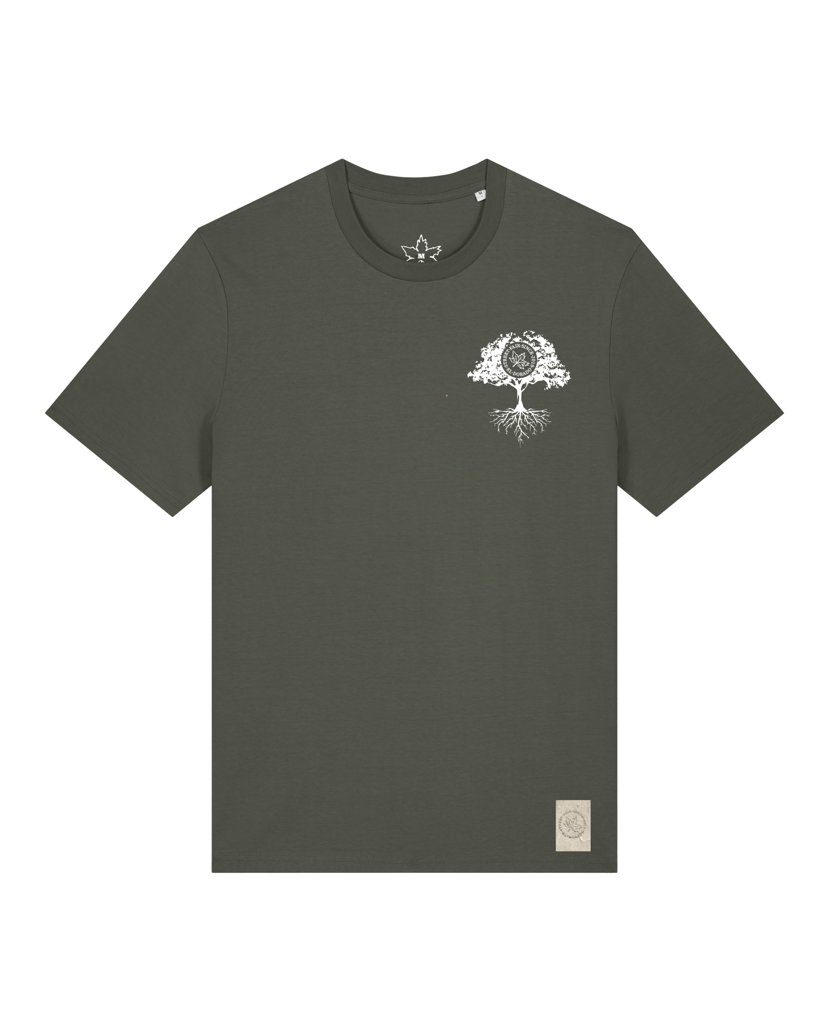 bio-unisex-medium fit-tshirt-verstecken (backprint)-sttu169-grunkohl-front