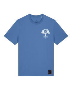bio-unisex-medium fit-tshirt-verstecken (backprint)-sttu169-hortensie-front