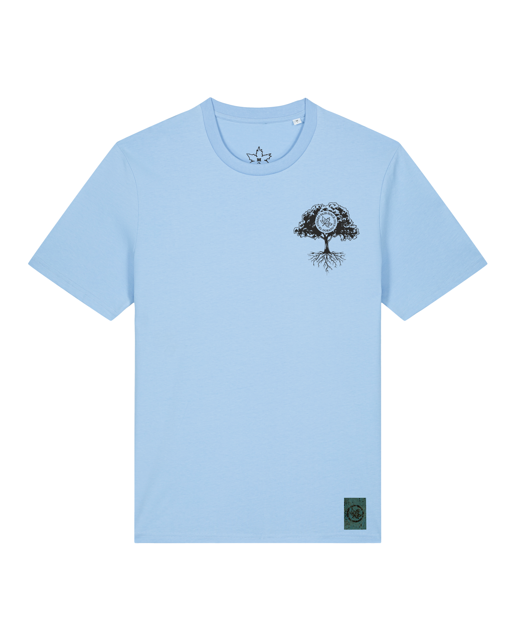 bio-unisex-medium fit-tshirt-verstecken (backprint)-sttu169-lagune-front