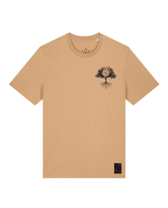 bio-unisex-medium fit-tshirt-verstecken (backprint)-sttu169-meersand-front