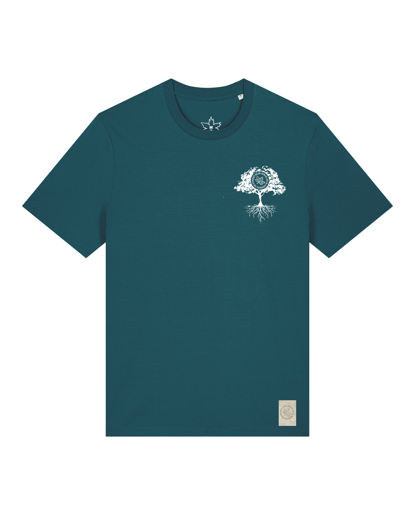 bio-unisex-medium fit-tshirt-verstecken (backprint)-sttu169-nordmanntanne-front