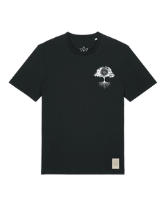 bio-unisex-medium fit-tshirt-verstecken (backprint)-sttu169-schwarz-front