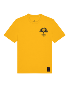 bio-unisex-medium fit-tshirt-verstecken (backprint)-sttu169-sonnenblume-front