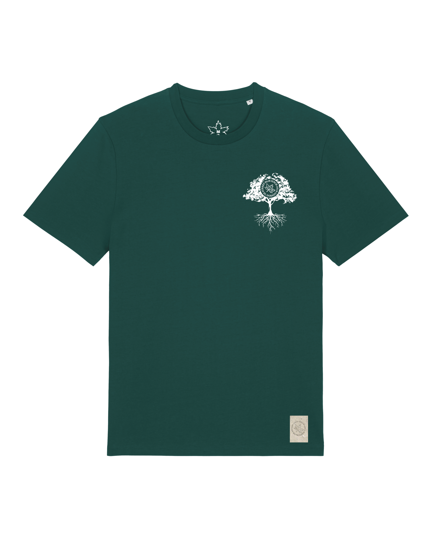 bio-unisex-medium fit-tshirt-verstecken (backprint)-sttu169-spirulina-front