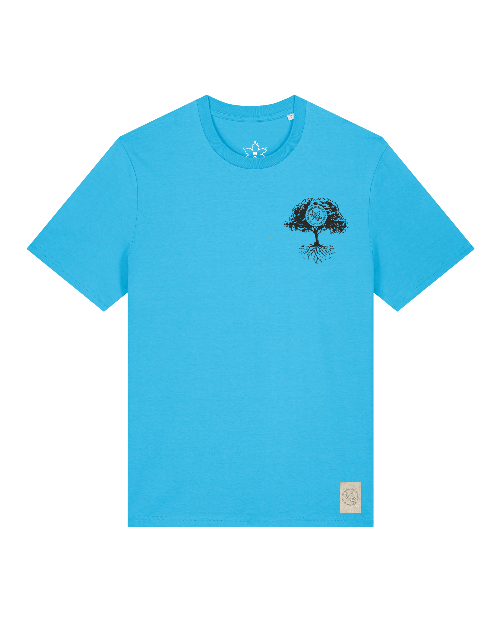 bio-unisex-medium fit-tshirt-verstecken (backprint)-sttu169-wasserblau-front
