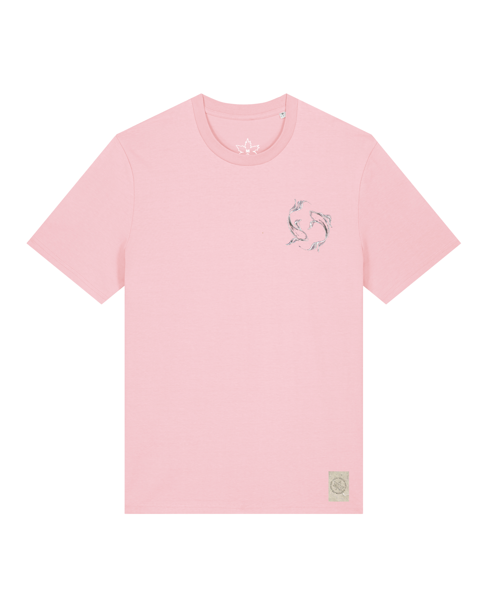 bio-unisex-medium fit-tshirt-wal (backprint)-sttu169-flamingo-front