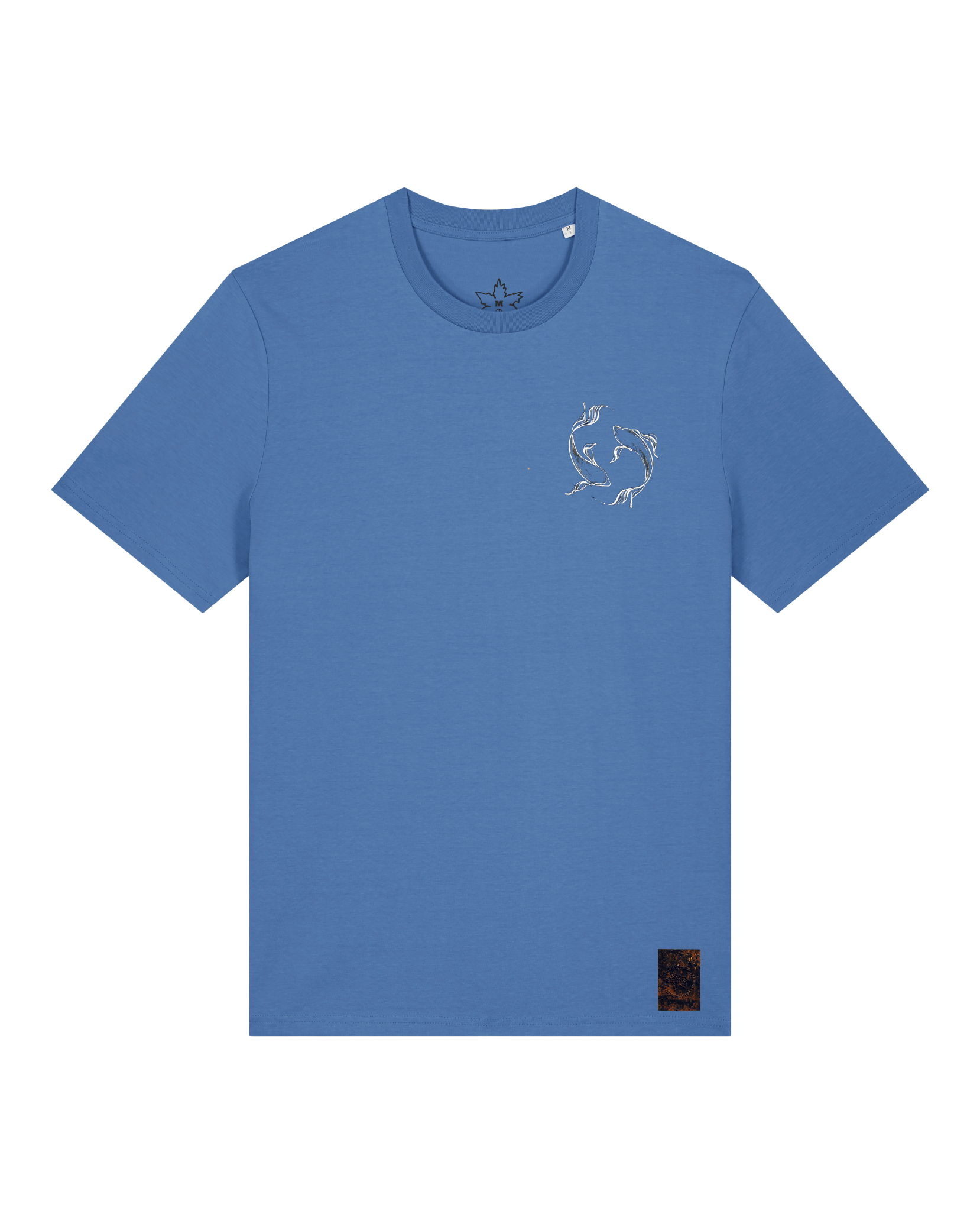 bio-unisex-medium fit-tshirt-wal (backprint)-sttu169-hortensie-front
