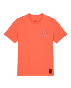 bio-unisex-medium fit-tshirt-wal (backprint)-sttu169-mandarine-front