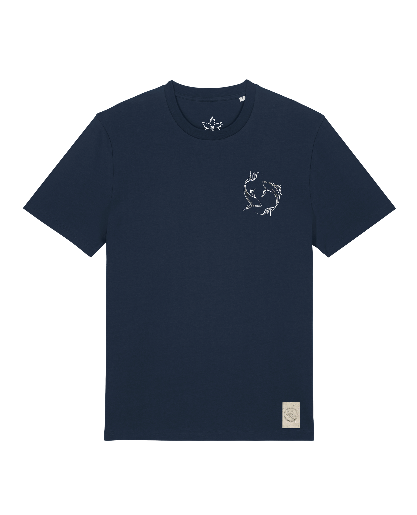 bio-unisex-medium fit-tshirt-wal (backprint)-sttu169-marine-front