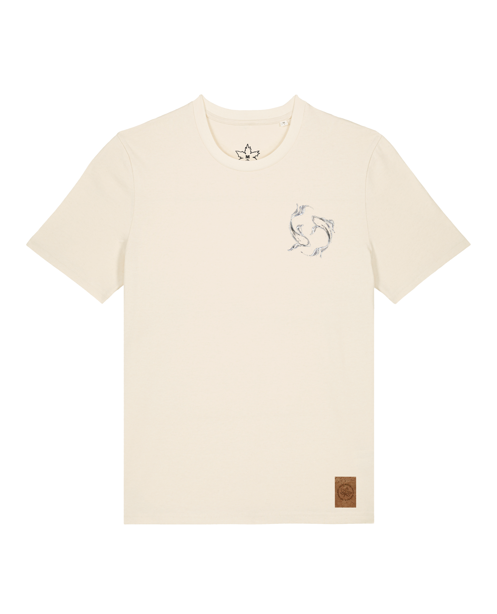 bio-unisex-medium fit-tshirt-wal (backprint)-sttu169-natur-front