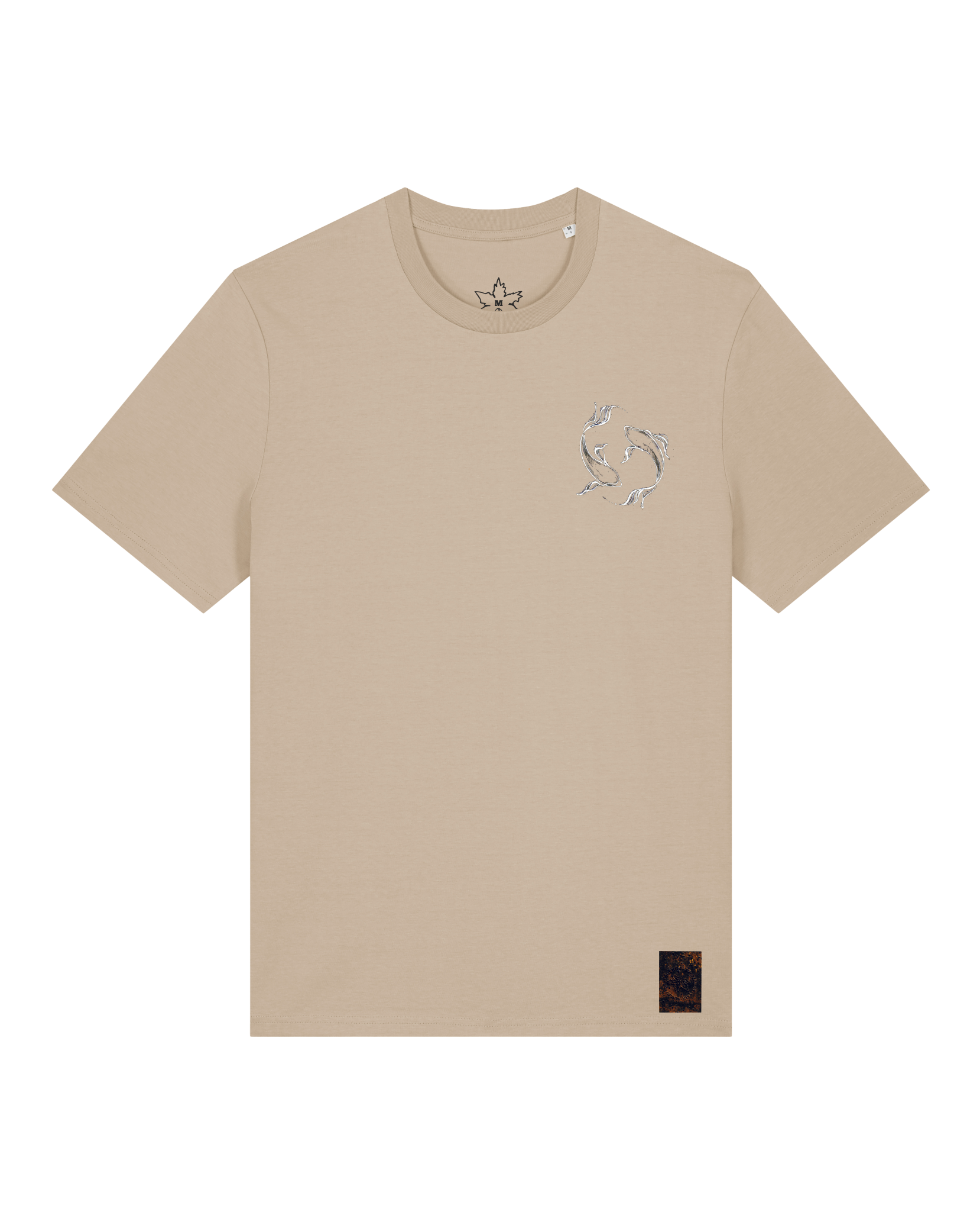 bio-unisex-medium fit-tshirt-wal (backprint)-sttu169-treibsand-front