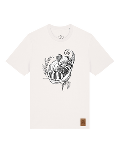 bio-unisex-medium fit-tshirt-waschbärchen-sttu169-bio ei-front