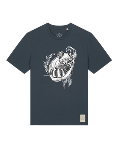 bio-unisex-medium fit-tshirt-waschbärchen-sttu169-blaubeernacht-front