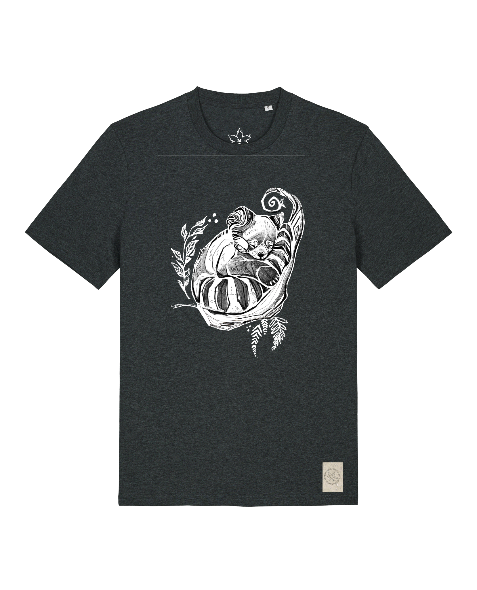 bio-unisex-medium fit-tshirt-waschbärchen-sttu169-elephant-front