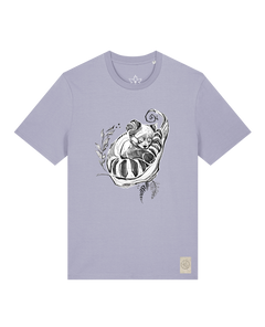 bio-unisex-medium fit-tshirt-waschbärchen-sttu169-lavender-front