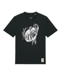 bio-unisex-medium fit-tshirt-waschbärchen-sttu169-schwarz-front