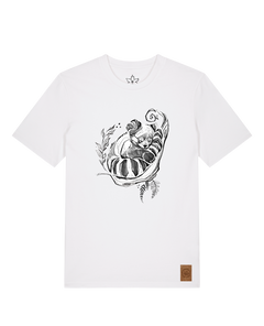 bio-unisex-medium fit-tshirt-waschbärchen-sttu169-weiß-front